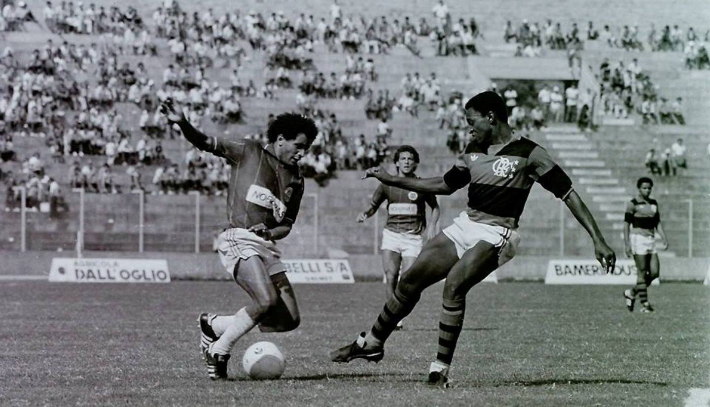 Flamengo em Cascavel - maio de 1984