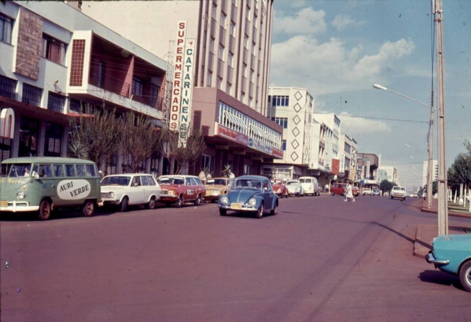 Região central de Cascavel - Década de 1970