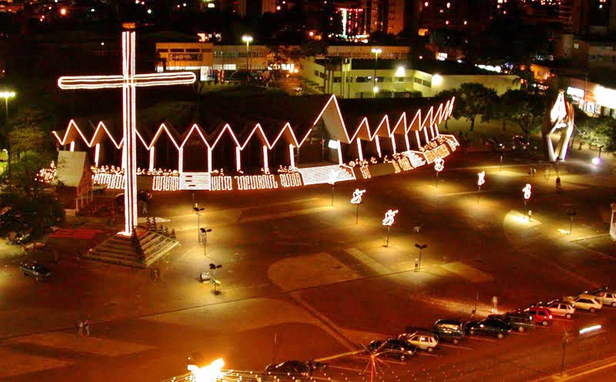 Decoração natalina na Catedral - Dezembro de 2003