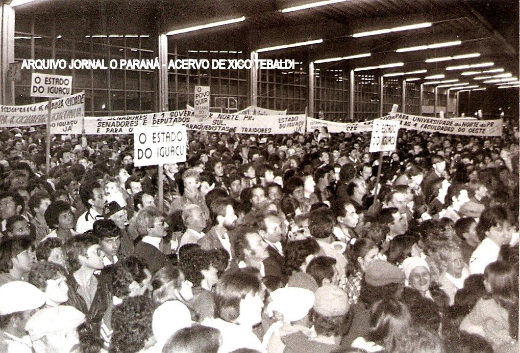 Inauguração do Terminal Rodoviário - 4 de julho de 1987