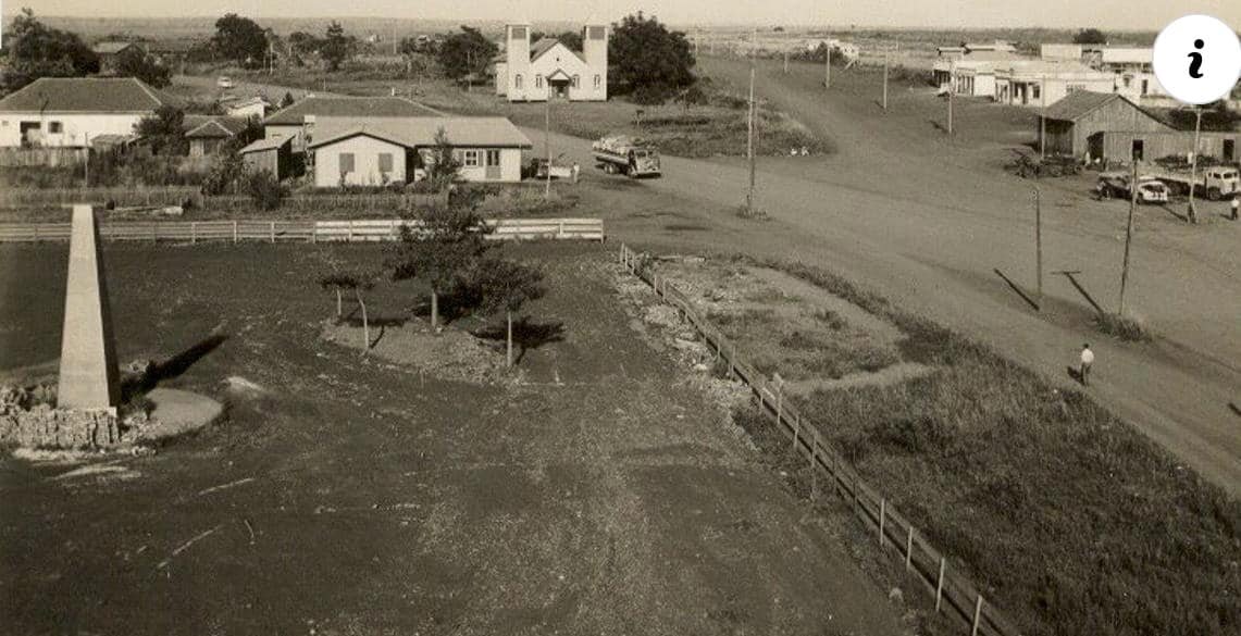 O marco zero de Cascavel - Década de 1960