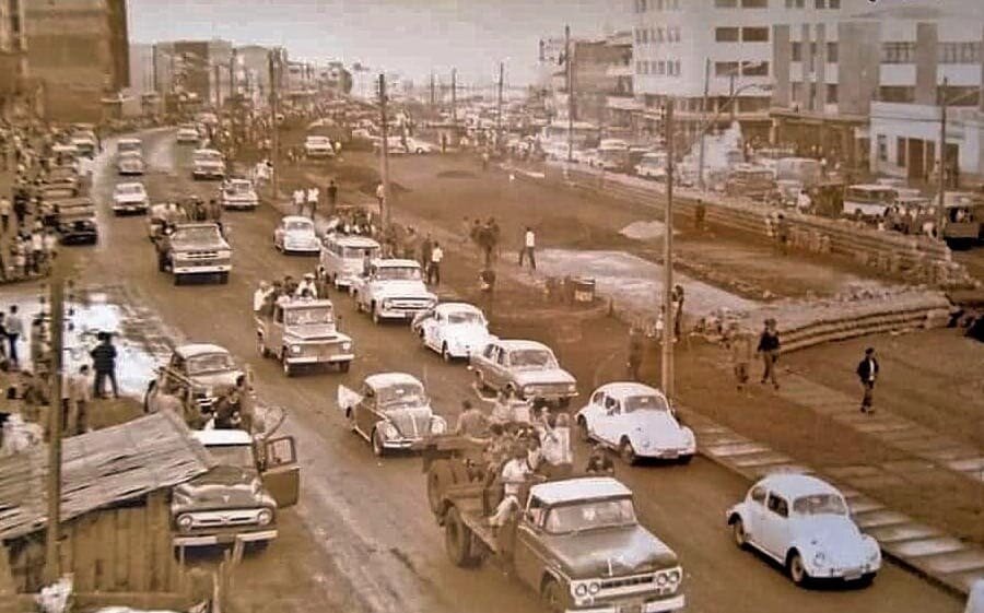 Desfile em comemoração à conquista da Copa do Mundo - 1970