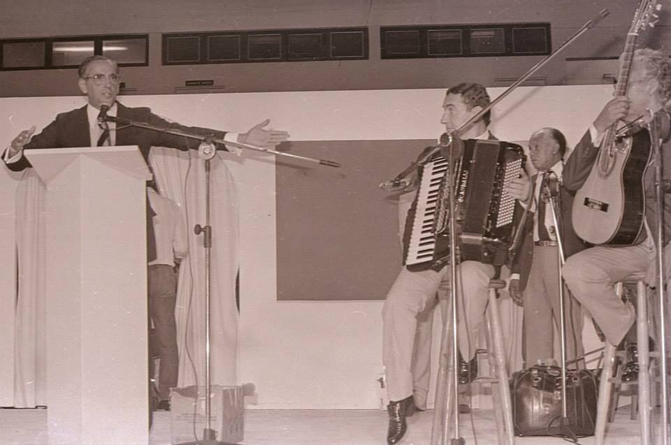 Flávio Cavalcanti em Cascavel - Abril de 1983