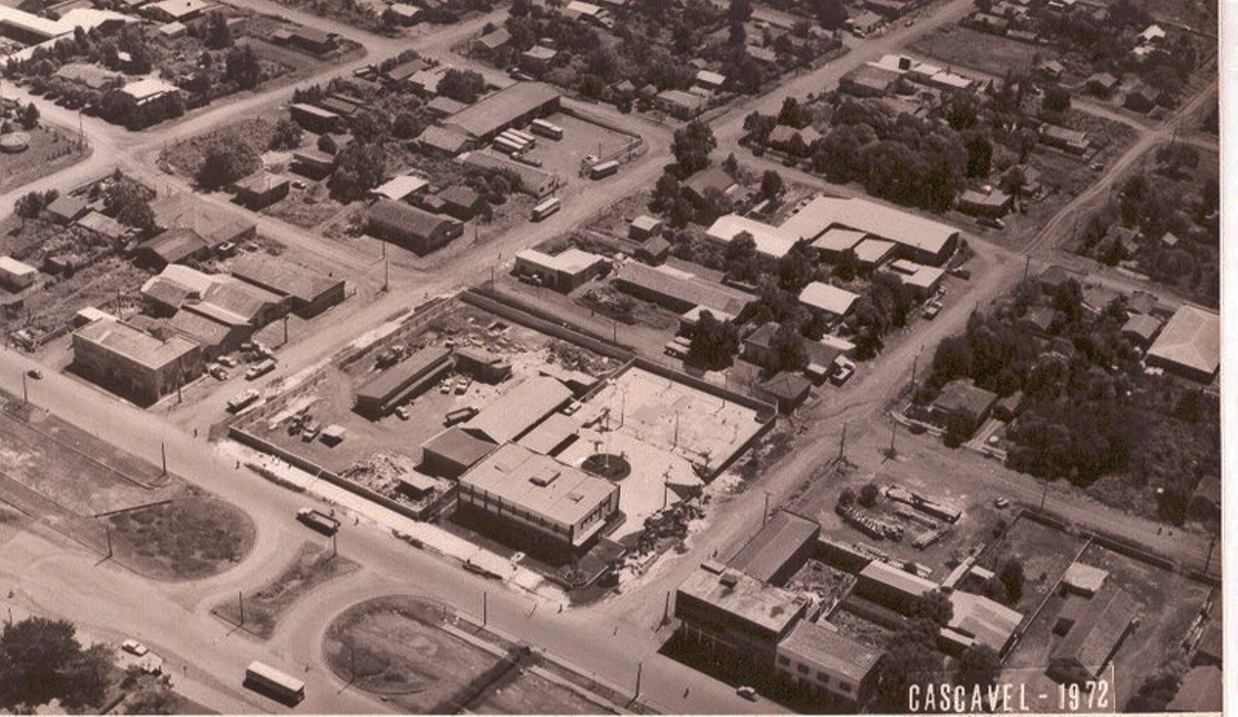 Avenida Brasil vista de cima - 1972