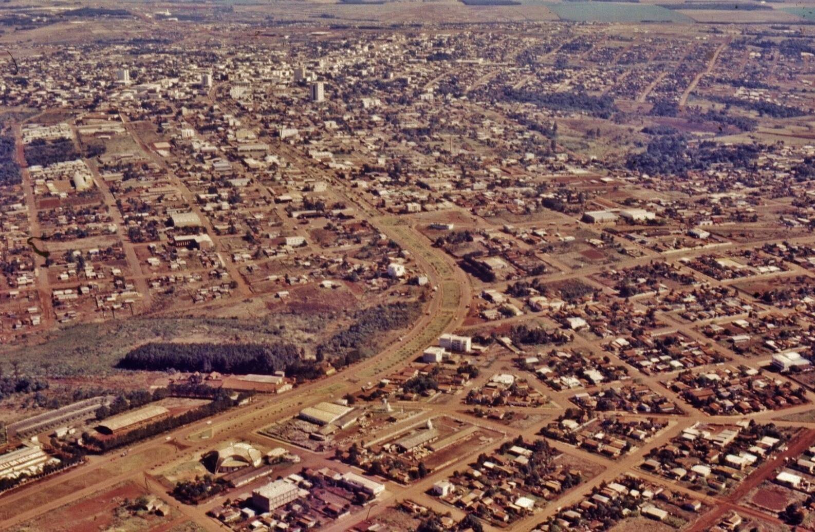 Panorâmica de Cascavel - Anos 1980